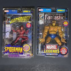 Marvel 2 Pack Spiderman  &  The  Thing