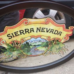 Sierra Nevada Bar Mirror. 12"×24".