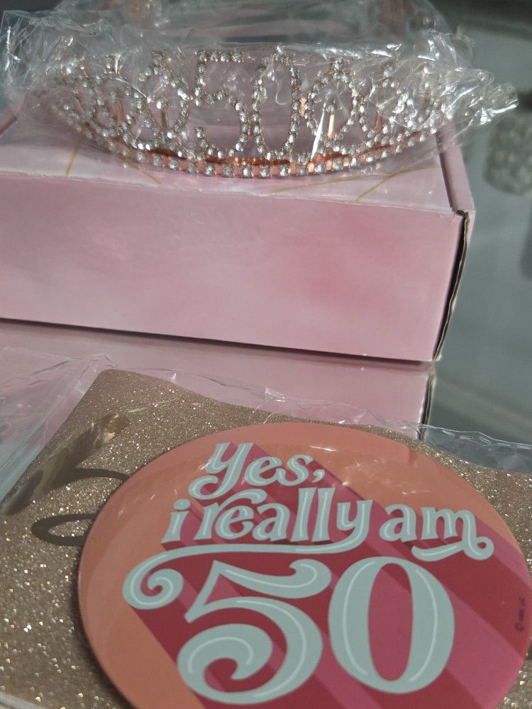 New 50 And Fabulous Birthday Gift Set