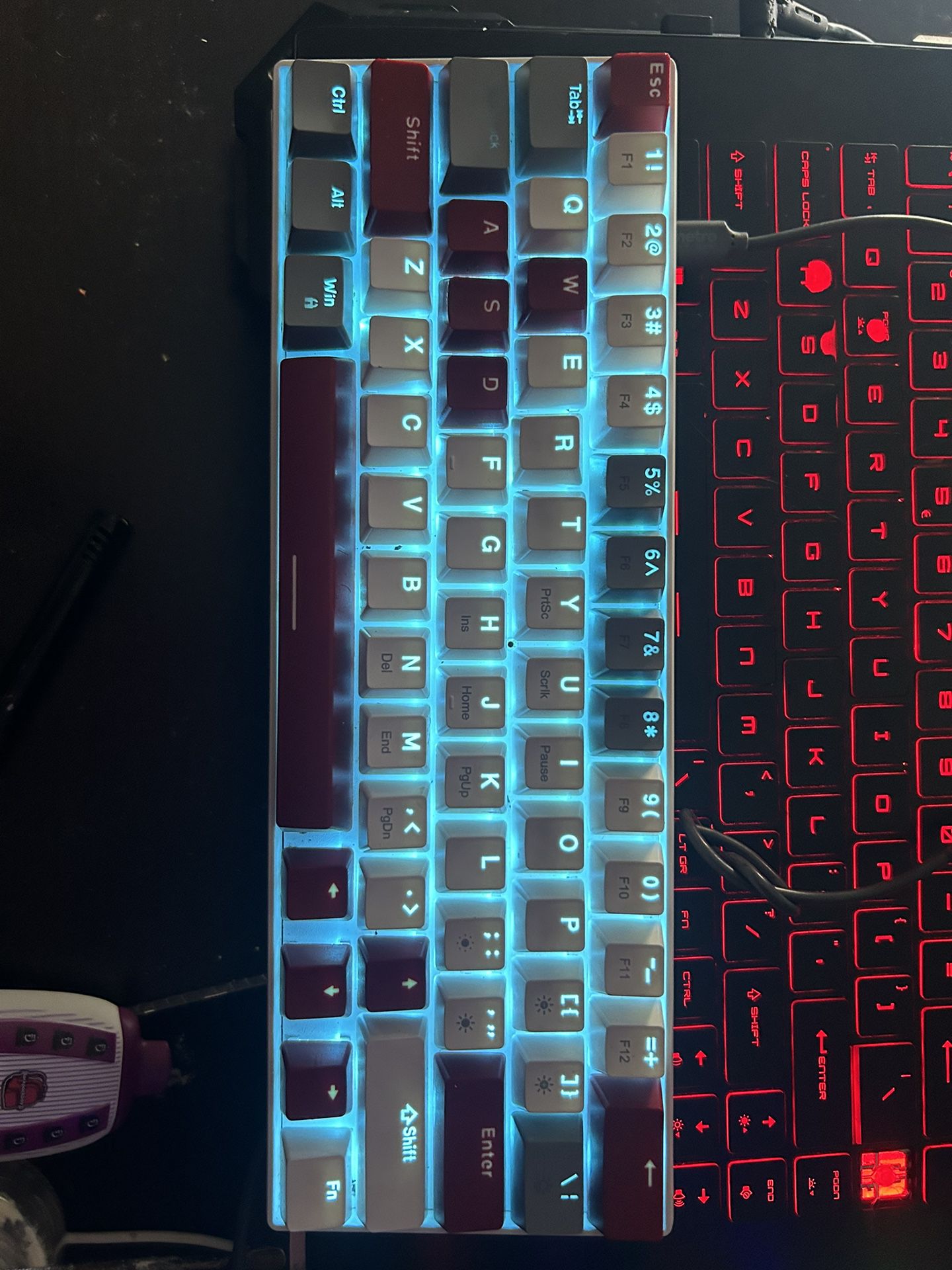 Mechanical Keyboard  (Red Keys)