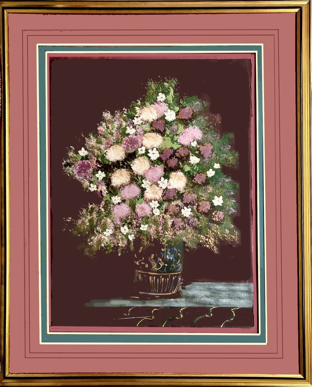 STEPHEN KAYE, large scale Floral, Original Painting