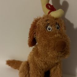 Kohl's Cares How The Grinch Stole Christmas Max Dog Soft Plush Toy 12" NWT