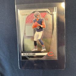 Caleb Williams Silver Panini Prizm Rookie Card