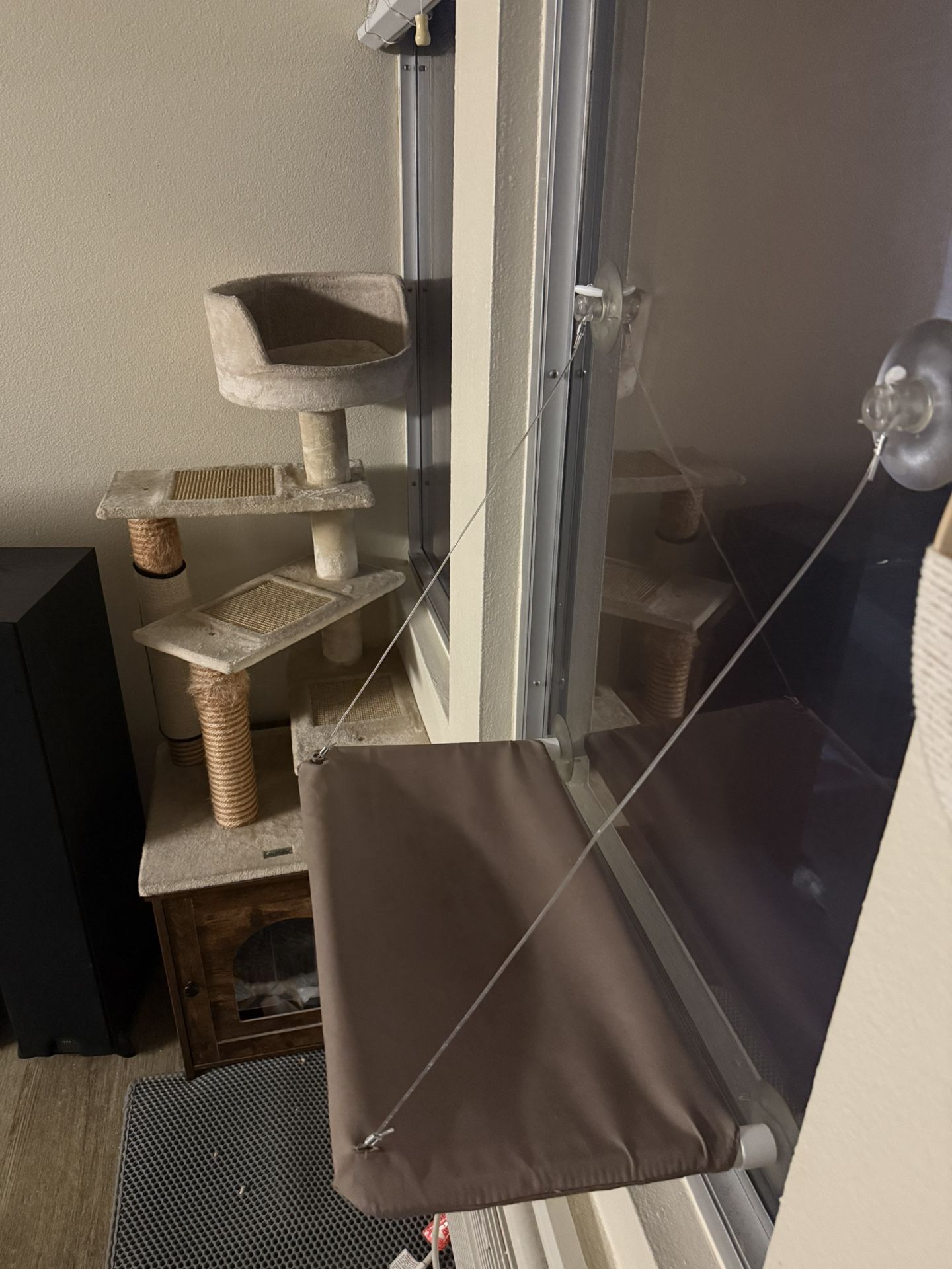 Cat Window Hammock With Suction Cups