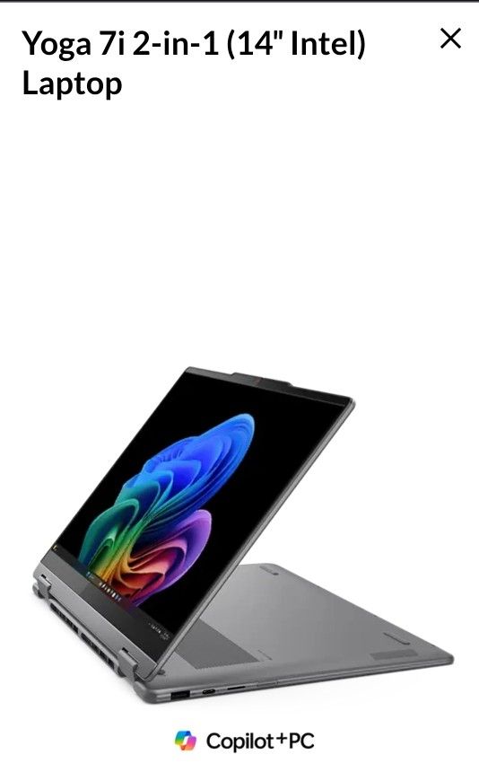 Yoga 7i 2-in-1 (14″ Intel) Laptop