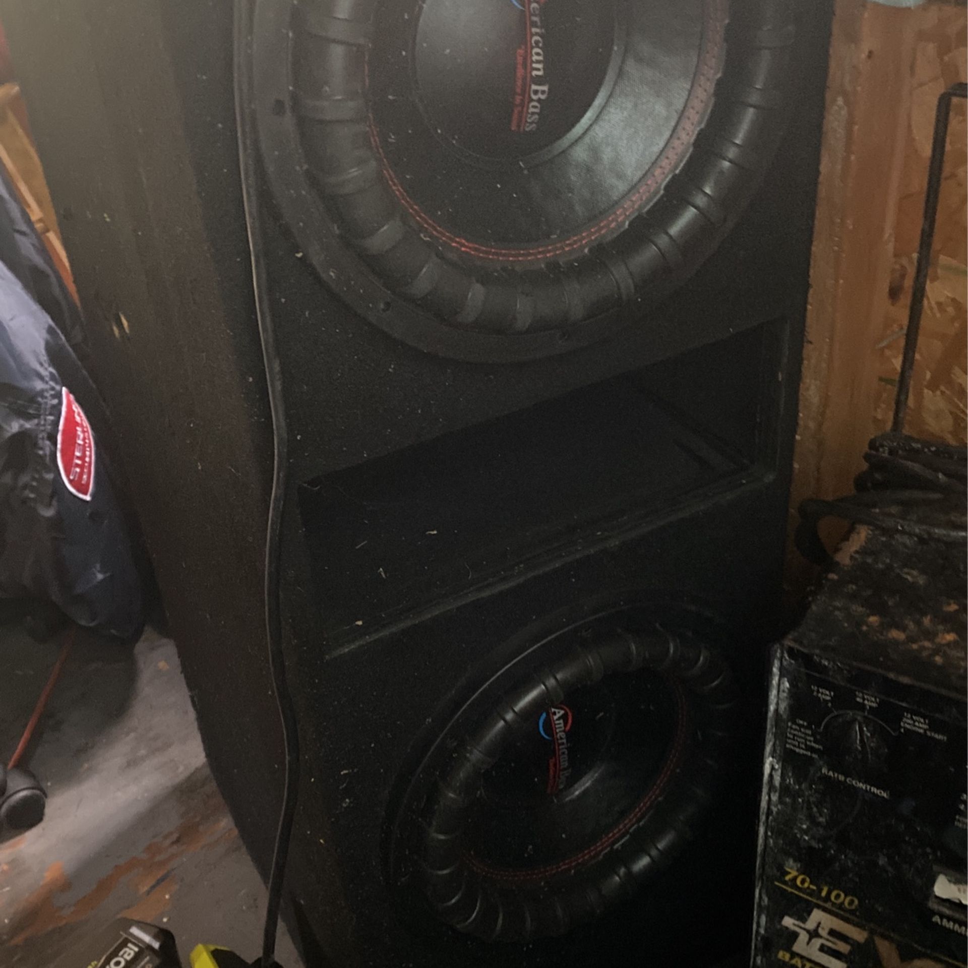 12 Box For Trucks Deep Bass New Wood
