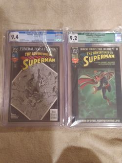 Superman 498 500 CGC Lot