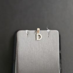 14k Gold Cz Pendant 
