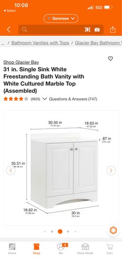 BRAND NEW 31” Bathroom Vanity