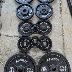 Olympic Weight Set 245 Lbs