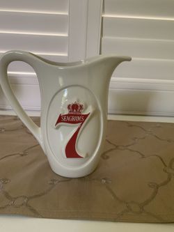 Vintage Seagrams Seven pitcher