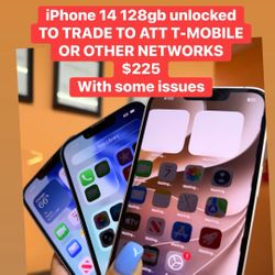 Apple iPhone 14 128gb Unlocked TO TAKE FOR TRADES