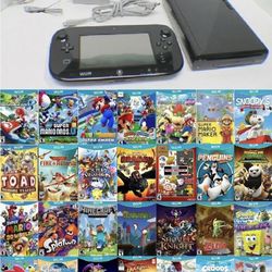 Nintendo Wii U Delux 32GB Console Bundle with 28 Games - Best Bundle Deal!