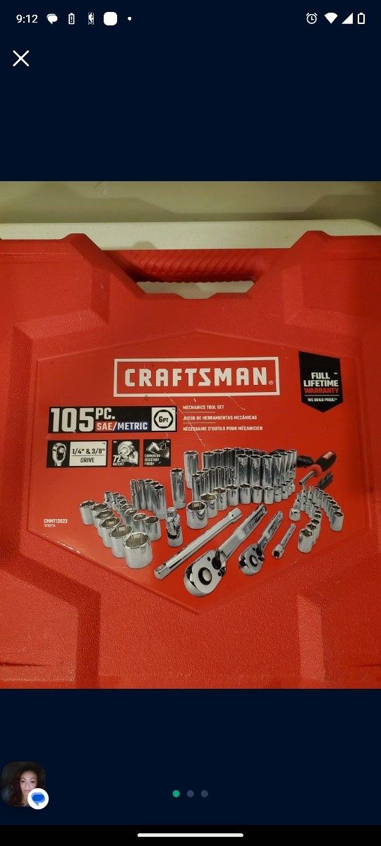 Brand New Craftsman Complete Tool Set