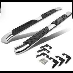 07 To 18 Chevrolet Silverado GM Sierra Side Step Nerf Bar Running Board Estribos Escalon Chrome 