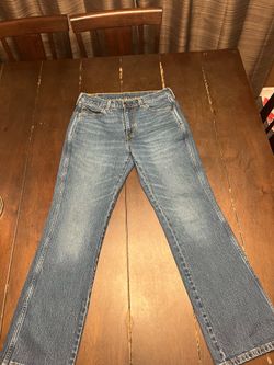 Levi blue bootcut jeans