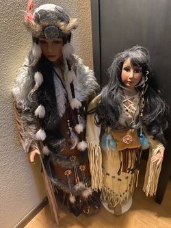 Dolls. 38” and 32” tall   Buy both for $75