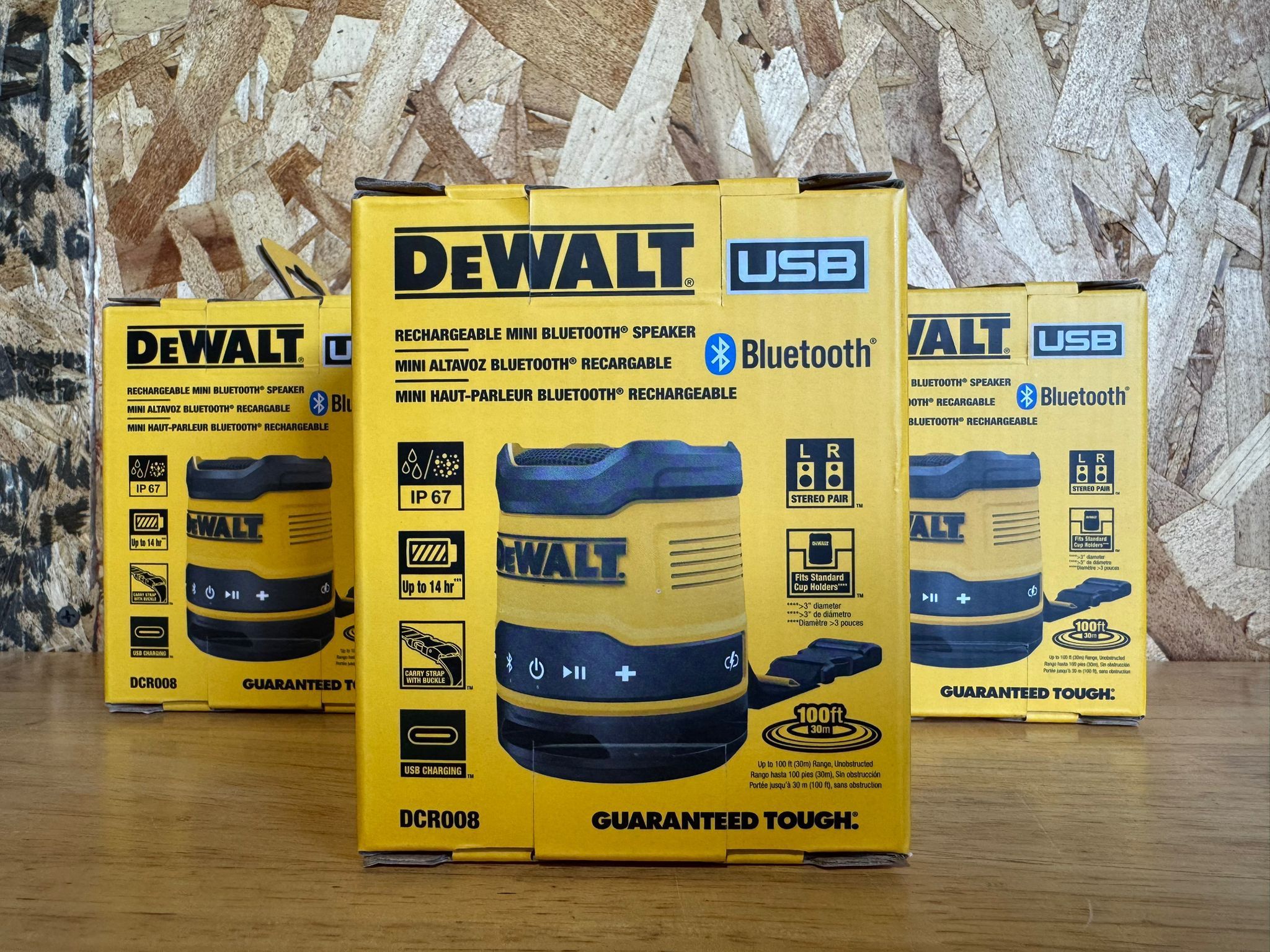 DEWALT USB-C Rechargeable Bluetooth Speaker