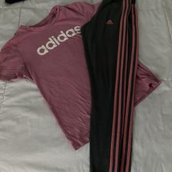 Adidas Women’s Set! Legging And Matching Shirt