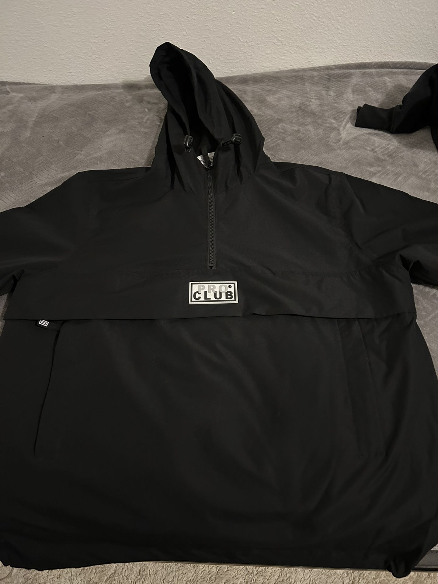 Pro Club Men Windbreaker Hoodie