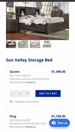 King bed frame
