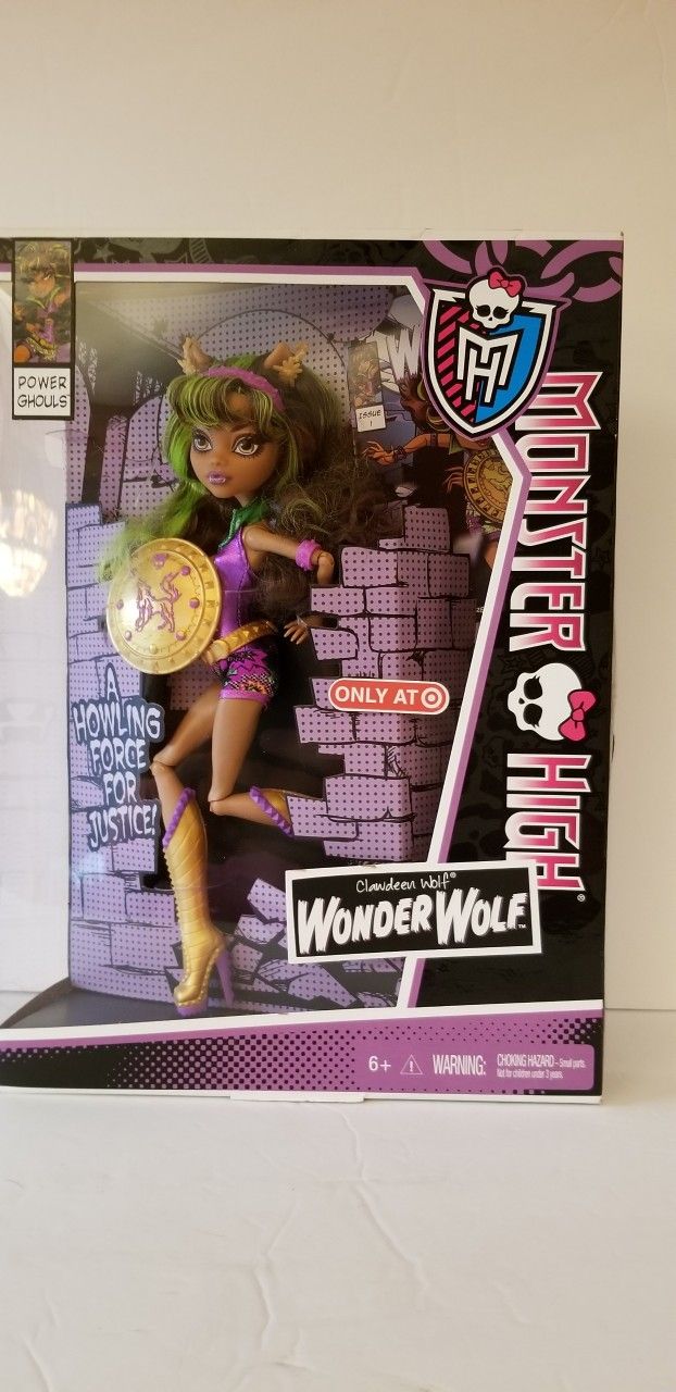 Monster High Power Ghouls - Clawdeen Wolf - WONDER WOLF - 2012
