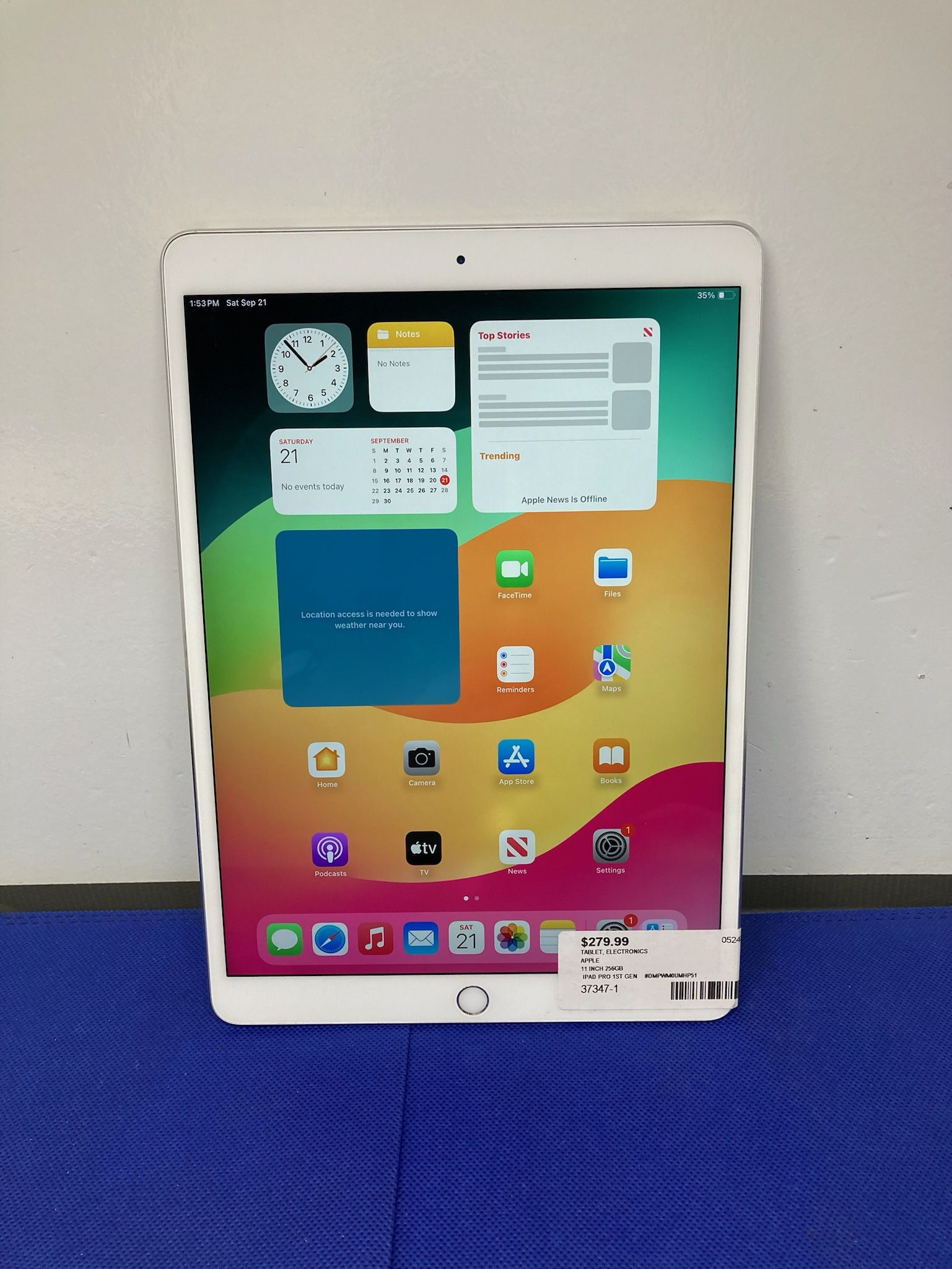 Apple iPad Pro 1st GEN 11" Tablet 256GB WiFi