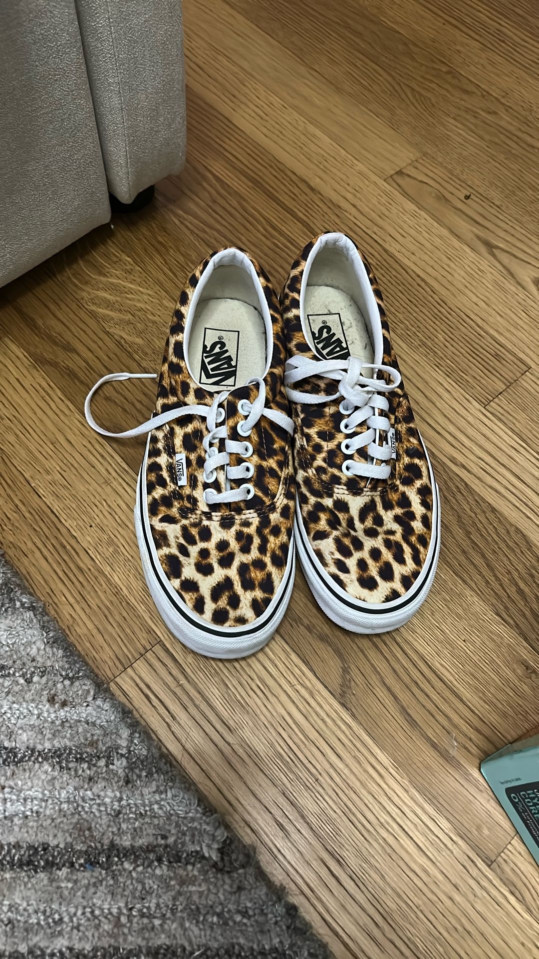 Cheetah Print vans - Women Size 9