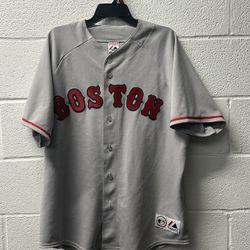 2005-08 Boston Red Sox Majestic Away Jersey (Excellent) XL