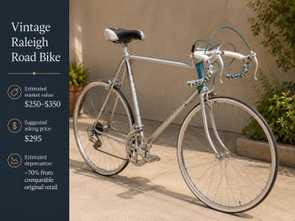 Vintage speed. Raleigh heritage.