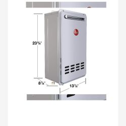 Rheem RTG-70XLP-1 Tankless Water Heater, Grey, Grey

