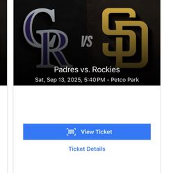 Padres vs Rockies Saturday September 13