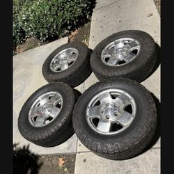 4 X 275/70r17 5x150 5x5.51 Stock Alloy Tundra Sequoia Wheels Rims Tires!