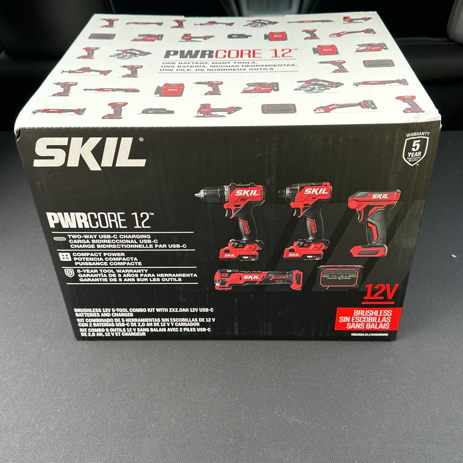 Skil 12V 5 Tool Set - Brand New