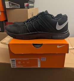 New in Box Nike Men's Free Trainer 3.0,  "Black / Reflect Silver", Size 12, D