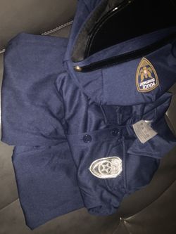 Halloween girls police costume 2t-4t..