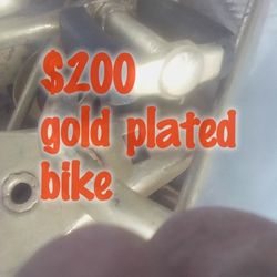 Gold Plated Low Rider Bike