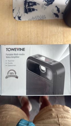 Towevine, portable, multimedia, voice amplifier