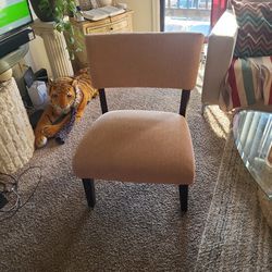 Wooden Beigh Lucxury Chair, very sturdy, $35