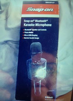 Snap on Karaoke microphone
