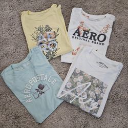 Girls Junior Aeropostale Graphic Large T-Shirts