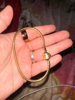 Pandora gold bracelet