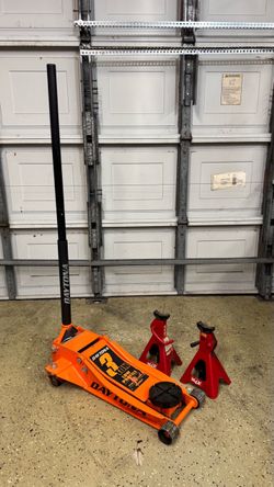 Daytona low profile 3 ton racing jack and jack stands