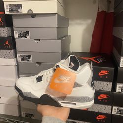 Jordan 4 Retro White Cement