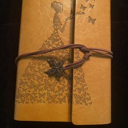 Butterfly Leather Refillable Journal Notbook