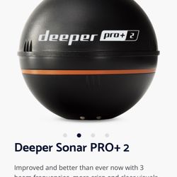 Castable Fish Finder. Deeper Pro Plus 2 