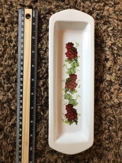 Ceramic Cracker Serving Tray, 2003 California Pantry