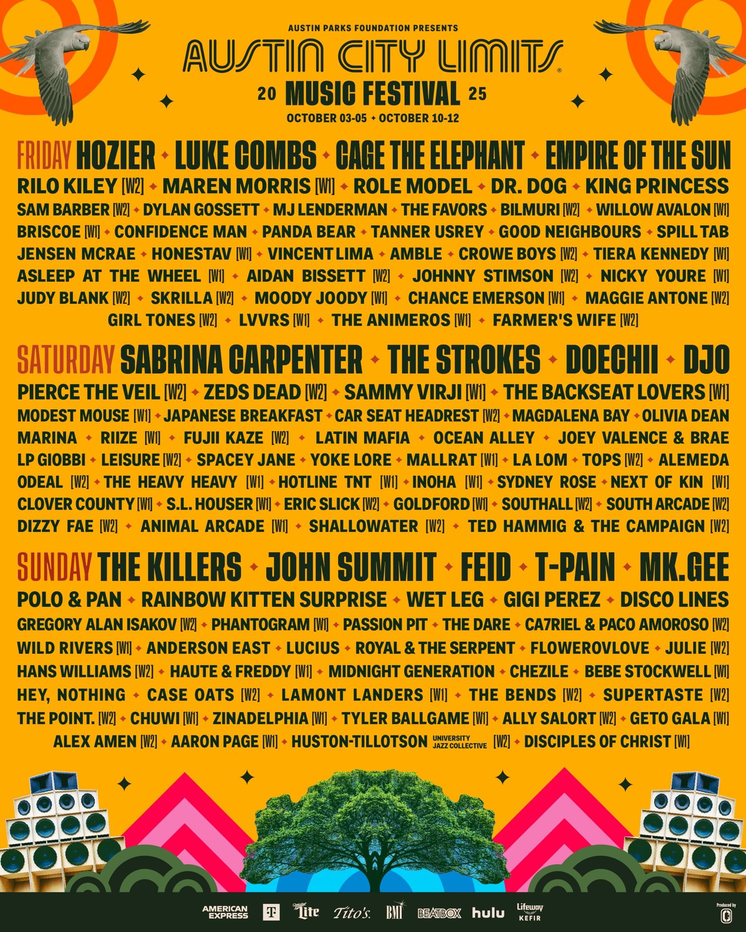 2 ACL Wristband For Friday Only 10/10