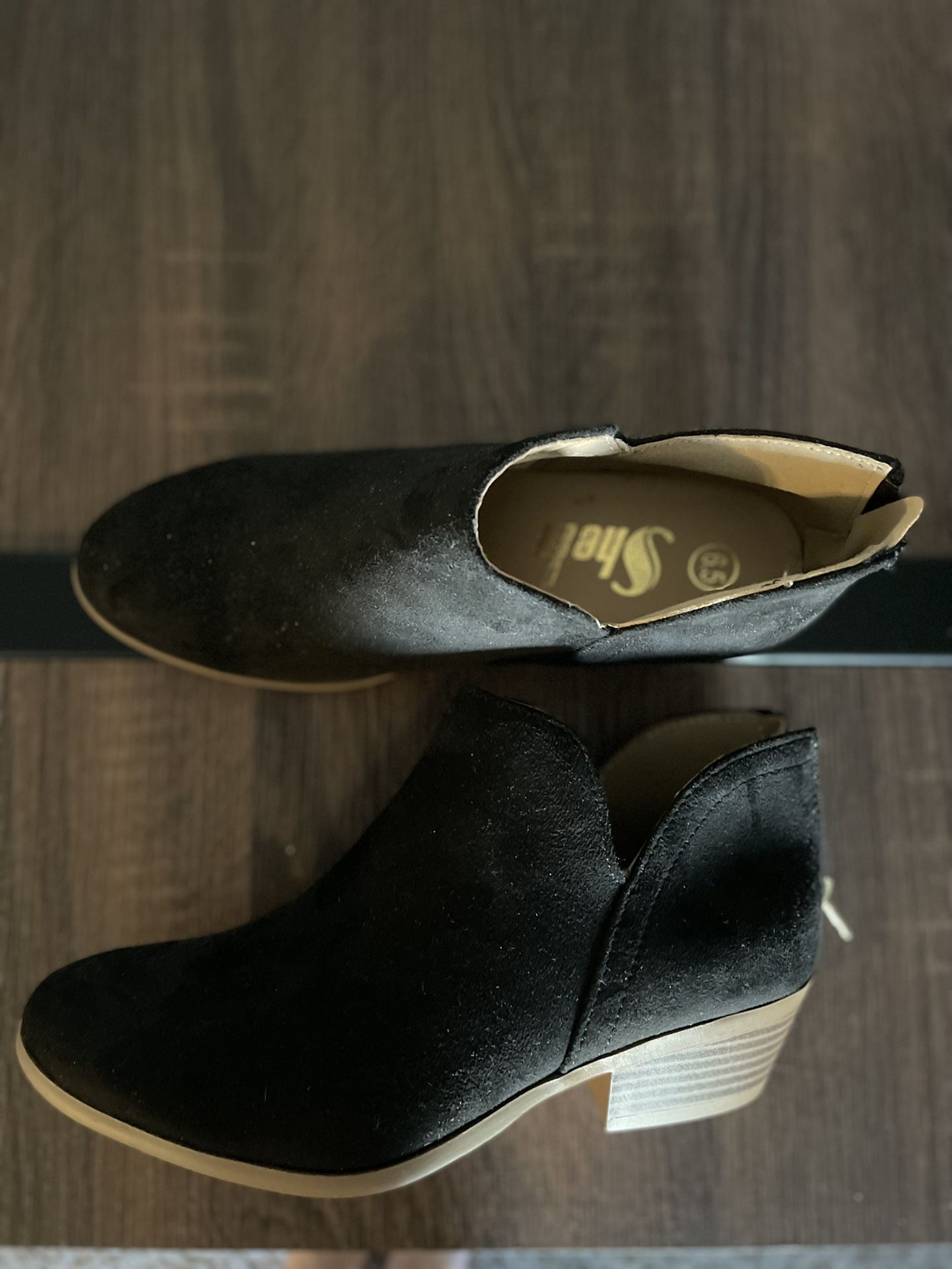 6.5 Black Booties 