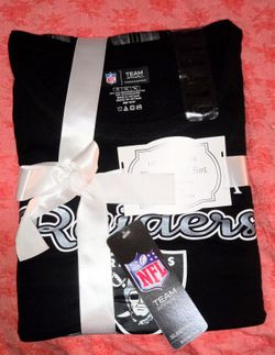 Las Vegas Raiders Flannel Pajamas XL
